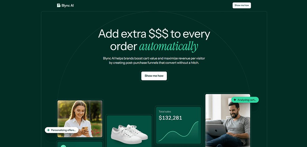 Example of a desktop website interface displayed in full view