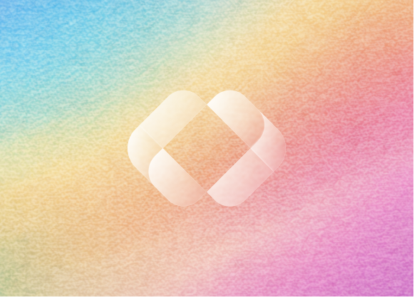 tabnav logo on linear color background